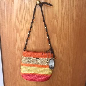 NWT Sun 'N' Sand Women's Straw Crossbody Bag